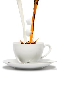 Note the sugar cubes