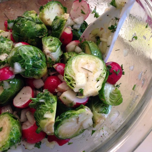 All ingredients mixed in a bowl